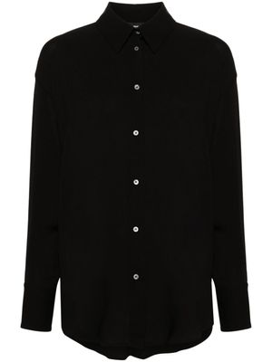 Fabiana Filippi chemise à boutonnière - Noir