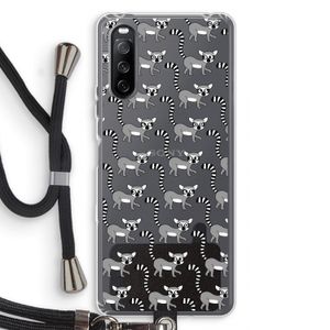 Makis: Sony Sony Xperia 10 III Transparant Hoesje met koord