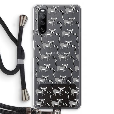 Makis: Sony Sony Xperia 10 III Transparant Hoesje met koord