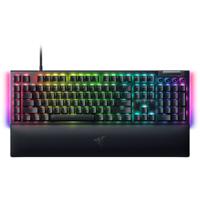 Razer blackwidow v4, gaming toetsenbord (zwart, us lay-out, yellow, rgb leds, doubleshot abs)