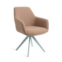 Jesper Home Draaibare Eetkamerstoel 'Hiroo' Turn Mint, kleur Whisper Wheat