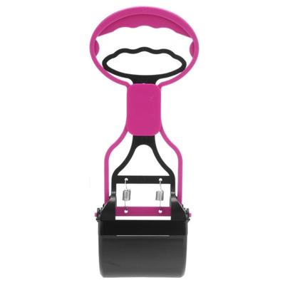 Lange handvat kaak kak Scoop schoon pick-up dierlijke afval hond puppy kat afval kiezer (roze)