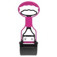 Lange handvat kaak kak Scoop schoon pick-up dierlijke afval hond puppy kat afval kiezer (roze)