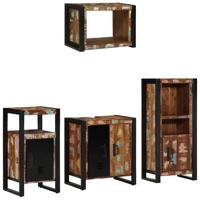 Badkamermeubelset met plank 4 pcs Multikleur 55 x 35 x 60 cm
