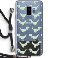 Dinos: Samsung Galaxy S9 Plus Transparant Hoesje met koord Dinos: Samsung Galaxy S9 Plus Transparant Hoesje met koord