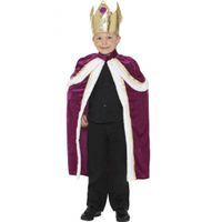 Koningen cape voor kids - thumbnail