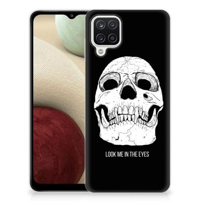 Silicone Back Case Samsung Galaxy A12 Skull Eyes Silicone Back Case Samsung Galaxy A12 Skull Eyes