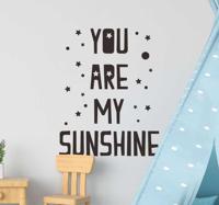 Muurstickers tekst you are my sunshine - thumbnail