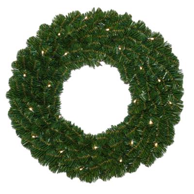 Kunstkerstkrans groen led 90 cm kerstversiering kerstboom - Holiday tree