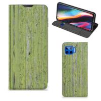 Motorola Moto G 5G Plus Book | Wallet Case | Green Wood