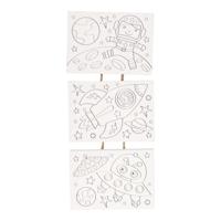 Wins Holland Canvas schilderset ruimte, set van 3 stuks