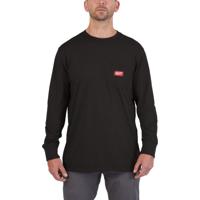 Milwaukee WT LS BL L T-shirt Work long sleeve black L - 4932493035