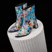 Azure Bloom Boot Lureaux - Handgemaakte Nette Schoenen Voor Heren Azure Bloom Boot Lureaux - Handgemaakte Nette Schoenen Voor Heren