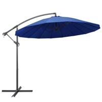 VidaXL Zweefparasol met aluminium paal 3 m blauw - thumbnail