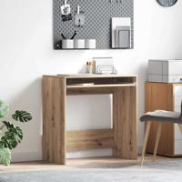 Bureau artisanaal eikenkleurig 77,5 x 43 x 79 cm Bewerkt hout