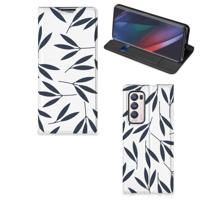 OPPO Find X3 Neo Smart Cover Leaves Blue