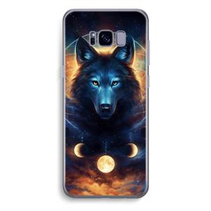 Wolf Dreamcatcher: Samsung Galaxy S8 Plus Transparant Hoesje