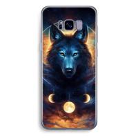 Wolf Dreamcatcher: Samsung Galaxy S8 Plus Transparant Hoesje