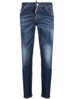 DSQUARED2 cropped skinny jeans - Bleu