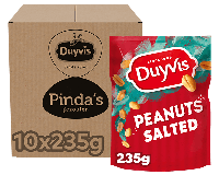 Duyvis pinda's gezouten stazak (10x 235gr)