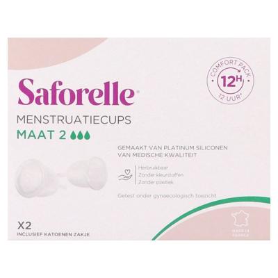 Saforelle Menstruatiecups Pack Comfort 12h T2