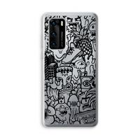 Vexx Black Mixtape: Huawei P40 Transparant Hoesje