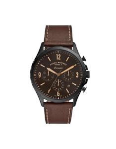 Fossil Heren Forrester chronograaf chronograaf zwartkleurig roestvrijstalen horloge FS5608