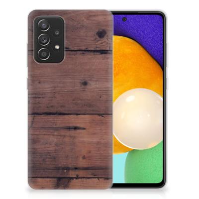 Samsung Galaxy A52 (5G/4G) | Bumper Hoesje | Old Wood