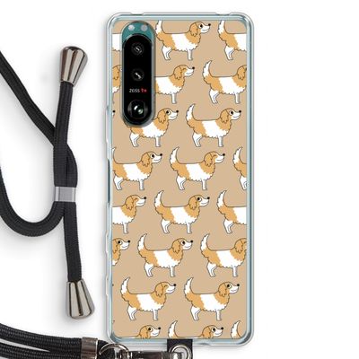 Doggy: Sony Xperia 5 III Transparant Hoesje met koord