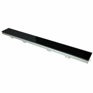 AQS Glasrooster Tbv RVS Douchegoot 90x7 cm Zwart Boss & Wessing