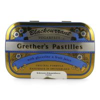 Blackcurrant Grethers Zonder Suiker Past 110g