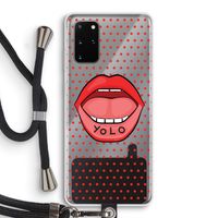 Yolo Denise: Samsung Galaxy S20 Plus Transparant Hoesje met koord