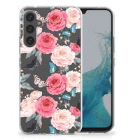 Samsung Galaxy A34 TPU Case Butterfly Roses - thumbnail