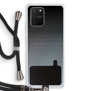 Musketon Halftone: Samsung Galaxy S10 Lite Transparant Hoesje met koord