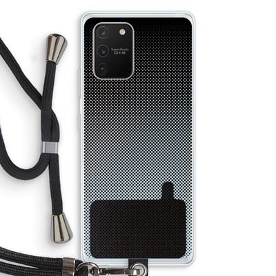 Musketon Halftone: Samsung Galaxy S10 Lite Transparant Hoesje met koord