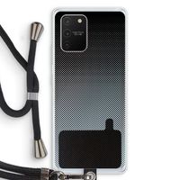 Musketon Halftone: Samsung Galaxy S10 Lite Transparant Hoesje met koord