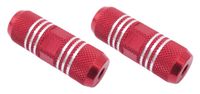 Edge Voetsteunset freestyle 80 mm op 3/8" as - rood