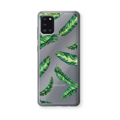 Lange bladeren: Samsung Galaxy A31 Transparant Hoesje