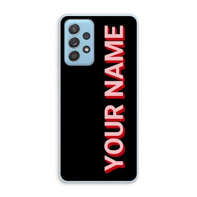 Namecase: Samsung Galaxy A73 Transparant Hoesje