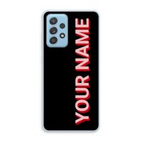 Namecase: Samsung Galaxy A73 Transparant Hoesje