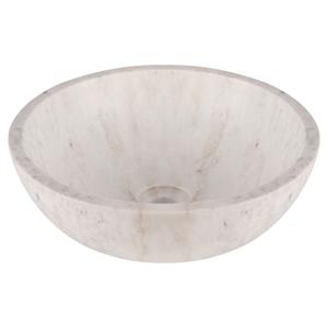 Differnz Marmor waskom marmer | wit | Ø 40 x 15 cm