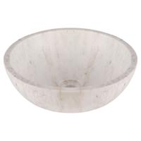 Differnz Marmor waskom marmer | wit | Ø 40 x 15 cm