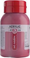 Talens Art Creation acrylverf flacon van 750 ml, karmijn
