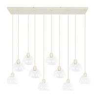 Light & Living Hanglamp 'Bisho' 10-lamps, kleur Crème