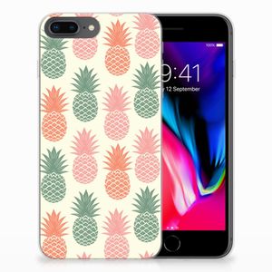 Apple iPhone 7 Plus | 8 Plus Siliconen Case Ananas