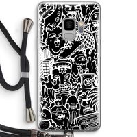 Vexx Black Mixtape: Samsung Galaxy S9 Transparant Hoesje met koord