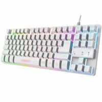 Gaming Keyboard Trust GXT 833W Wit Qwerty Spaans QWERTY