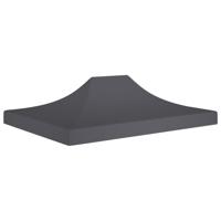 VidaXL Partytentdak 270 g/m² 4x3 m antraciet