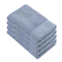 Walra Soft Cotton Douchelaken 70x140 cm 550gram Blue - 4 stuks Walra Soft Cotton Douchelaken 70x140 cm 550gram Blue - 4 stuks