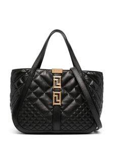 Versace sac cabas Greca Goddess à design matelassé - Noir